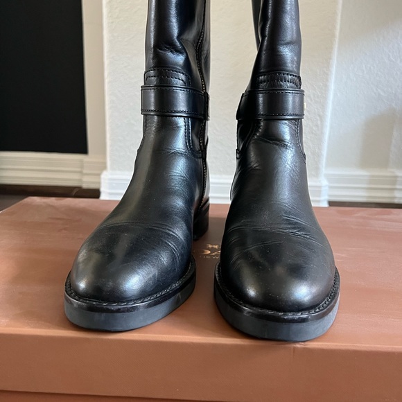 Black Coach boots USW 8 - Picture 11 of 12